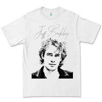White jeff buckley 90s style fan art Premium Tee - linhVisuals