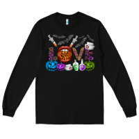 Black love  halloween Long Sleeve Tee - CowhideDigitalArt