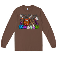 Chestnut love  halloween Long Sleeve Tee - CowhideDigitalArt