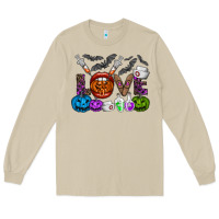 Mushroom love  halloween Long Sleeve Tee - CowhideDigitalArt