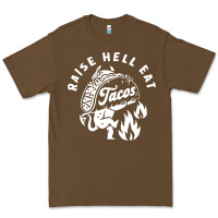 Cacao Raise Hell Eat white Premium Tee - linhVisuals