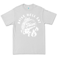 Dove Grey Raise Hell Eat white Premium Tee - linhVisuals