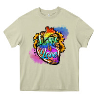 Mossy love is love pride Heavy Core Tee - Jasminsmagicworld