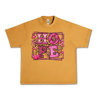 Peanut Butter Hope Breast Cancer Awareness Fall Urban Heavy Tee - LillyAllenDesigns