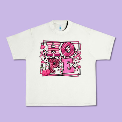 Hope Breast Cancer Awareness Fall Urban Heavy Tee Designed By Lillyallendesigns