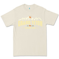 Bone grand teton national park est 1929 vinage wyoming mountains graphic Premium Tee - linhVisuals