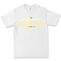 White grand teton national park est 1929 vinage wyoming mountains graphic Premium Tee - linhVisuals