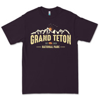 Grand Teton National Park Est 1929 Vinage Wyoming Mountains Graphic Premium Tee | Teevron