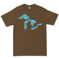Cacao great lakes of michigan Premium Tee - linhVisuals