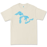Bone great lakes of michigan Premium Tee - linhVisuals