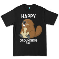 Black happy groundhog day respect the shadow funny spring prediction holiday Premium Tee - linhVisuals