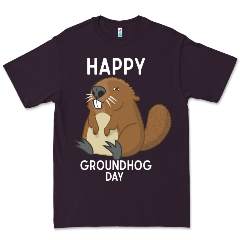Happy Groundhog Day Respect The Shadow Funny Spring Prediction Holiday Premium Tee by linhVisuals | Teevron