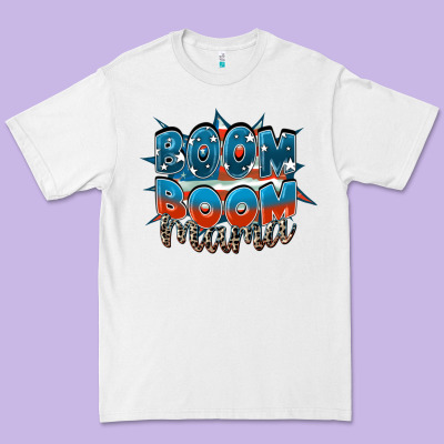 Boom Boom Mama Mother's Day Premium Tee Designed By Fadigitalartstudio
