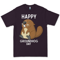 Happy Groundhog Day Respect The Shadow Funny Spring Prediction Holiday Premium Tee | Teevron