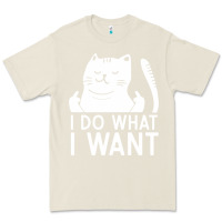 Bone i do what i want cat giving a finger funny middle finger rude graphic Premium Tee - linhVisuals