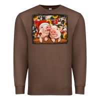 Chestnut christmas pigs Premium Sweatshirt - Jasminsmagicworld