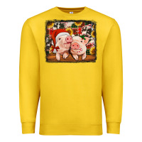 Lemon christmas pigs Premium Sweatshirt - Jasminsmagicworld