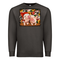 Smoke christmas pigs Premium Sweatshirt - Jasminsmagicworld