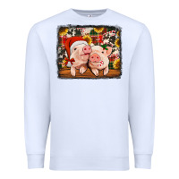 White christmas pigs Premium Sweatshirt - Jasminsmagicworld