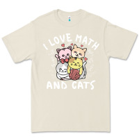 Bone i love math and cats mountain heart mathematics lover gifts cute and f Premium Tee - linhVisuals