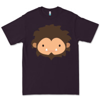 Plum Sneaky Sasquatch Big Head Premium Tee - linhVisuals