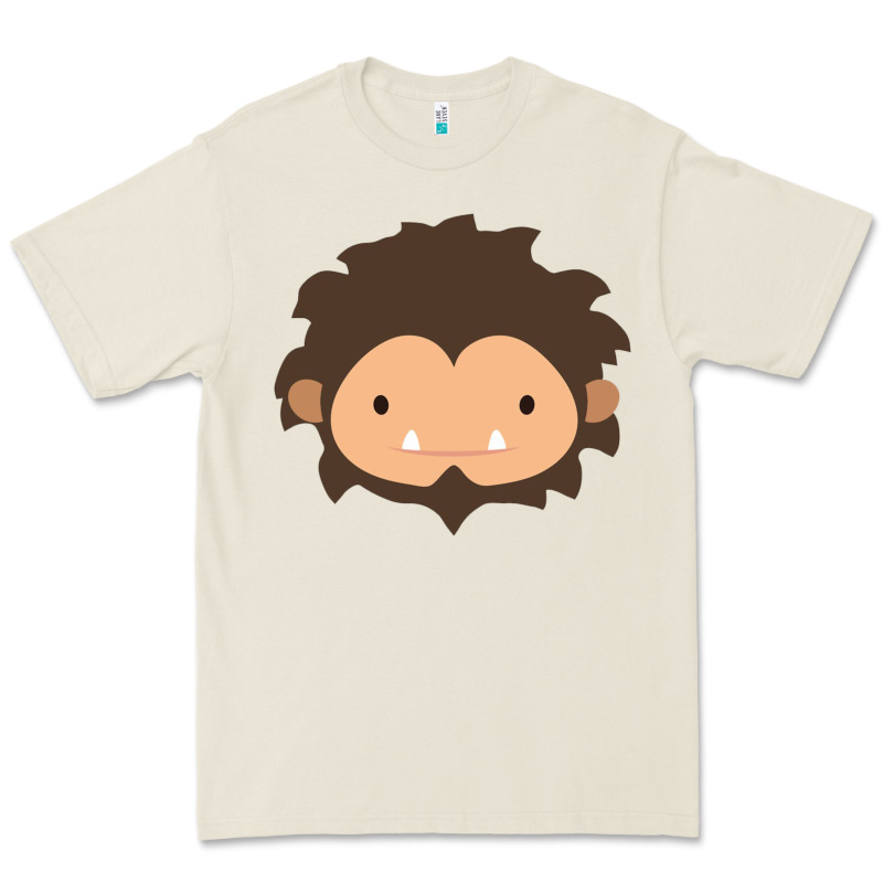Sneaky Sasquatch Big Head Premium Tee by linhVisuals | Teevron