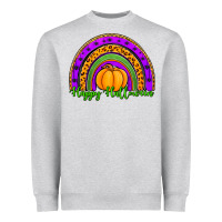 Heather Grey happy halloween rainbow Heavyweight Sweatshirt - Jasminsmagicworld
