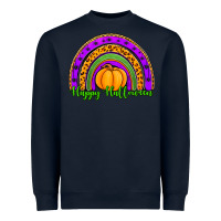 Navy happy halloween rainbow Heavyweight Sweatshirt - Jasminsmagicworld