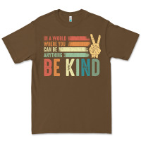 Cacao in a world where you can be anything be kind kindness inspirational gi Premium Tee - linhVisuals