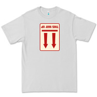Dove Grey this way up Premium Tee - linhVisuals