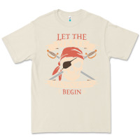 Bone let the pirate shenanigans begin skull vintage pirate skeleton hallowe Premium Tee - linhVisuals