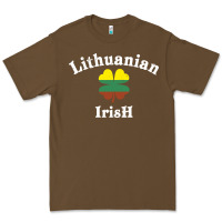 Cacao lucky lithuanian irish flag shamrock leaf st patricks day Premium Tee - linhVisuals