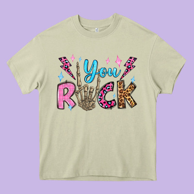 You Rock Valentine's Day Olivia Heavy Core Tee Designed By Oliviacreatesart
