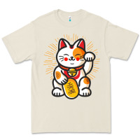 Bone maneki neko lucky cat money feline japanese good luck charm kitten gif Premium Tee - linhVisuals