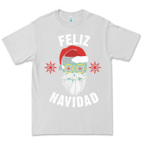 Dove Grey mexican christmas sugar skull feliz navidad spanish speaking xmas gift Premium Tee - linhVisuals