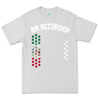 Dove Grey mexican flag air accordion music instrument lover gift Premium Tee - linhVisuals