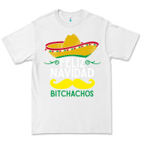 White mexicans say feliz navidad bitchahos funny merry christmas sombrero Premium Tee - linhVisuals
