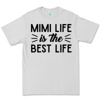Dove Grey mimi life is the best life blessed grandma mom cute gift Premium Tee - linhVisuals