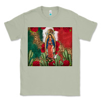 Matcha Our Lady Of Guadalupe Mexican Flag Roses Cactus Classic Tee - FaDigitalArtStudio