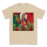 Mushroom Our Lady Of Guadalupe Mexican Flag Roses Cactus Classic Tee - FaDigitalArtStudio