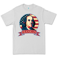 Dove Grey benjamin franklin Premium Tee - linhVisuals