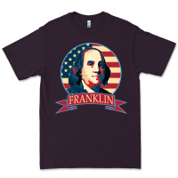 Plum benjamin franklin Premium Tee - linhVisuals