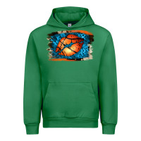 Emerald Basketball Lips Urban Hoodie - Jasminsmagicworld
