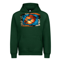 Foreset Green Basketball Lips Urban Hoodie - Jasminsmagicworld