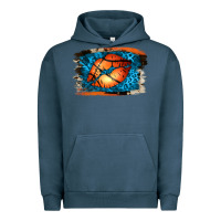 Pigment Midnight Navy Basketball Lips Urban Hoodie - Jasminsmagicworld