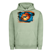 Pigment Oil Green Basketball Lips Urban Hoodie - Jasminsmagicworld