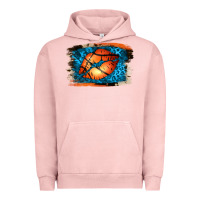 Pigment Salmon Basketball Lips Urban Hoodie - Jasminsmagicworld