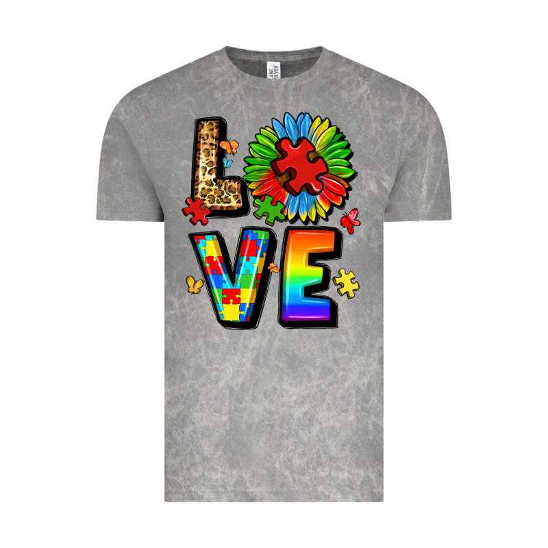 Autism Love Vintage Tee by LillyAllenDesigns | Teevron