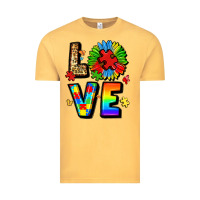 Vintage Mustard autism love Vintage Tee - LillyAllenDesigns