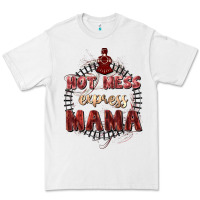 White Hot mess express mama Mother's Day Premium Tee - FaDigitalArtStudio